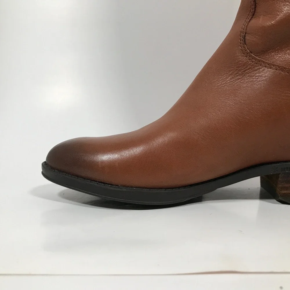 Sam Edelman Penny 2 Womens US 4.5 Riding Boots Brown‎ Whiskey Leather EU 35